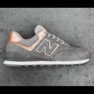 Rose Gold New Balances